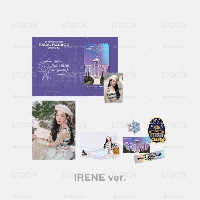 redvelvet irene 2023smtown AR票卡組