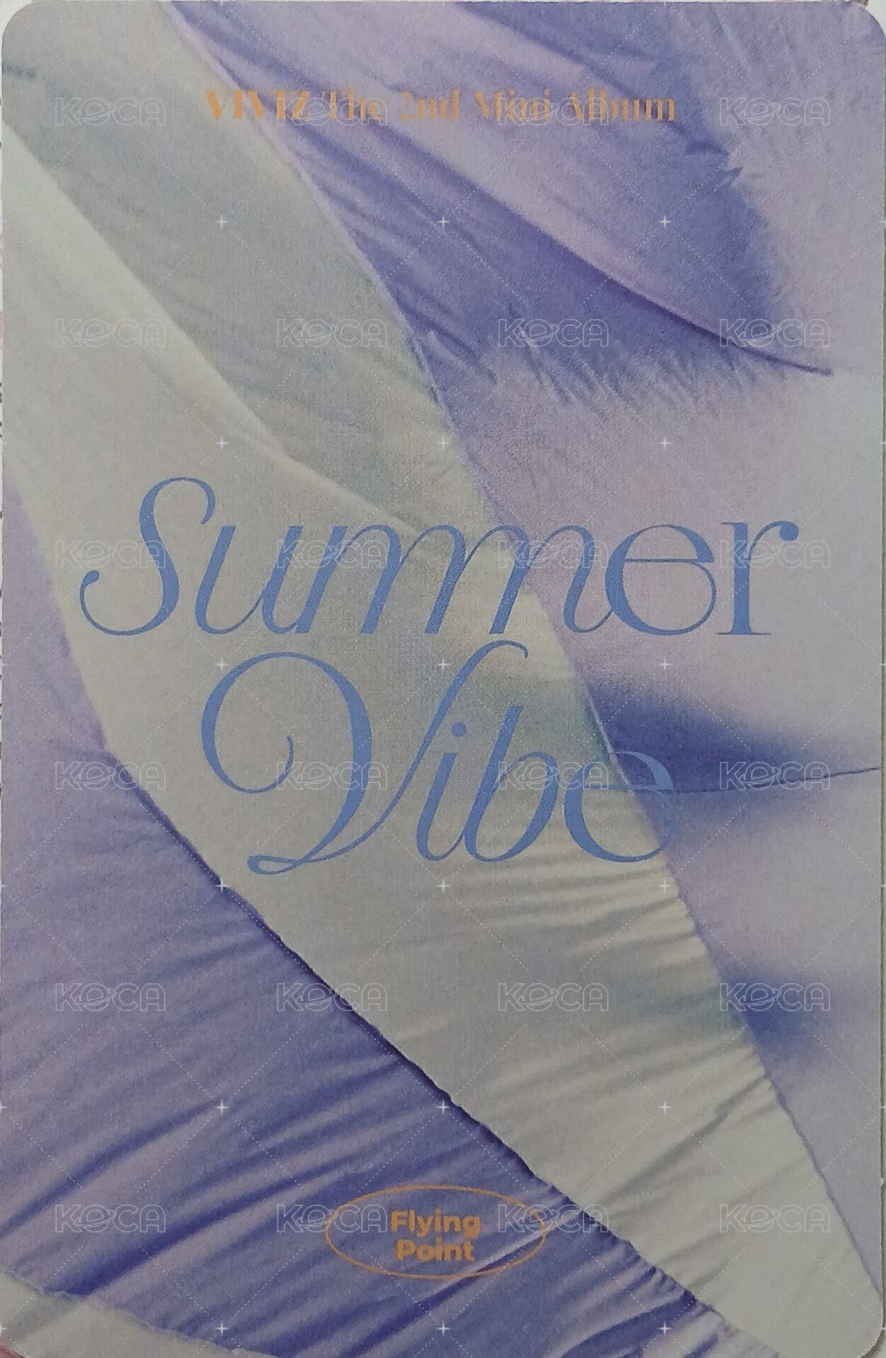 迷二 專輯卡 藍版 背面