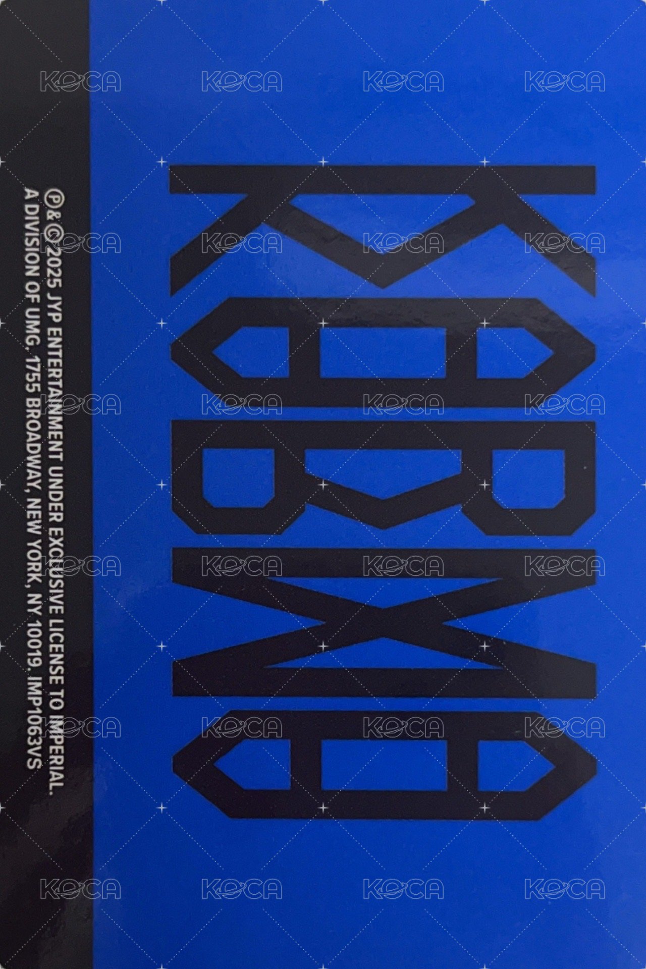 KARMA 專輯卡 黑膠 CLEAR SAPPHIRE VINYL 背面