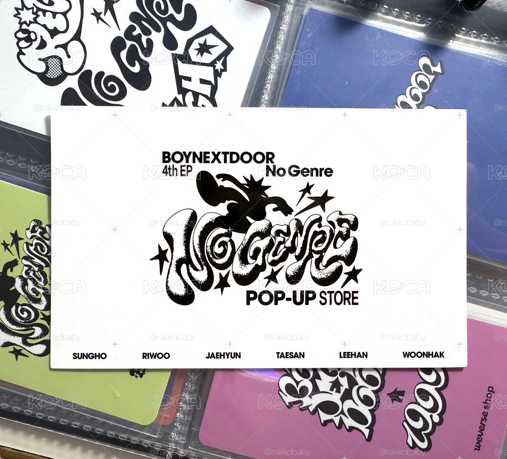 ✴️ No Genre 上海快閃滿額卡 二宮格 金雲鶴