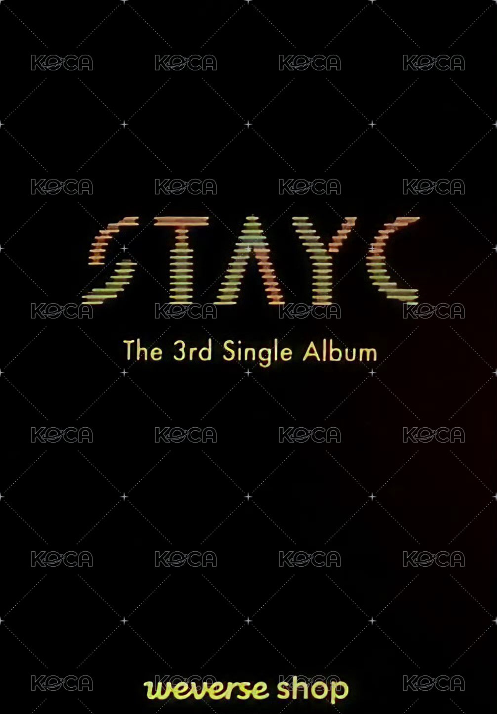 WE NEED LOVE wvs 特典卡 STAYC ISA  莎 背面