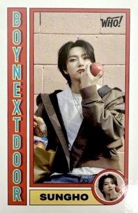 WHO! 專輯卡 介紹卡