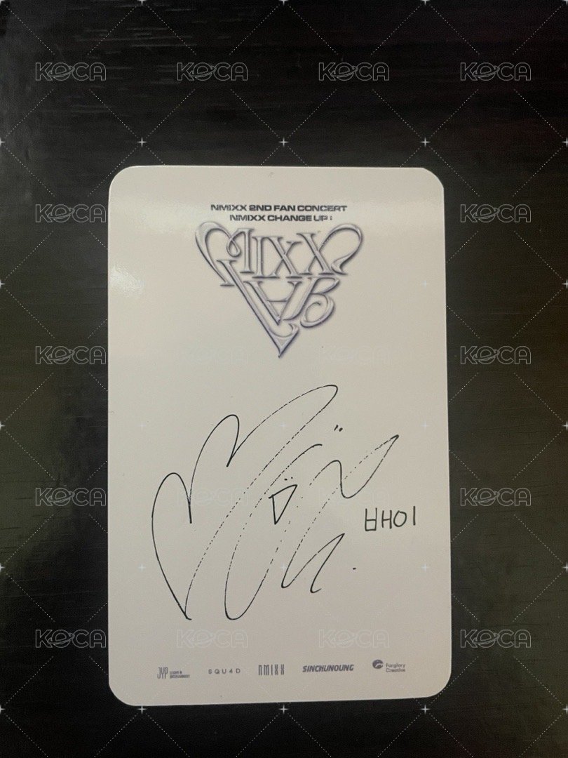 MIXX LAB 入場卡 / 場限卡 台北Day2 背面