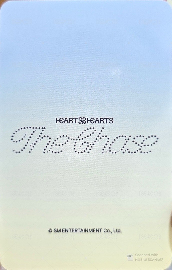 單一 dmm 特典卡  背面