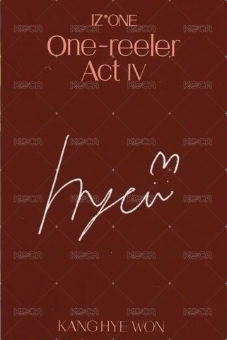 One-reeler / Act IV   特典卡  背面