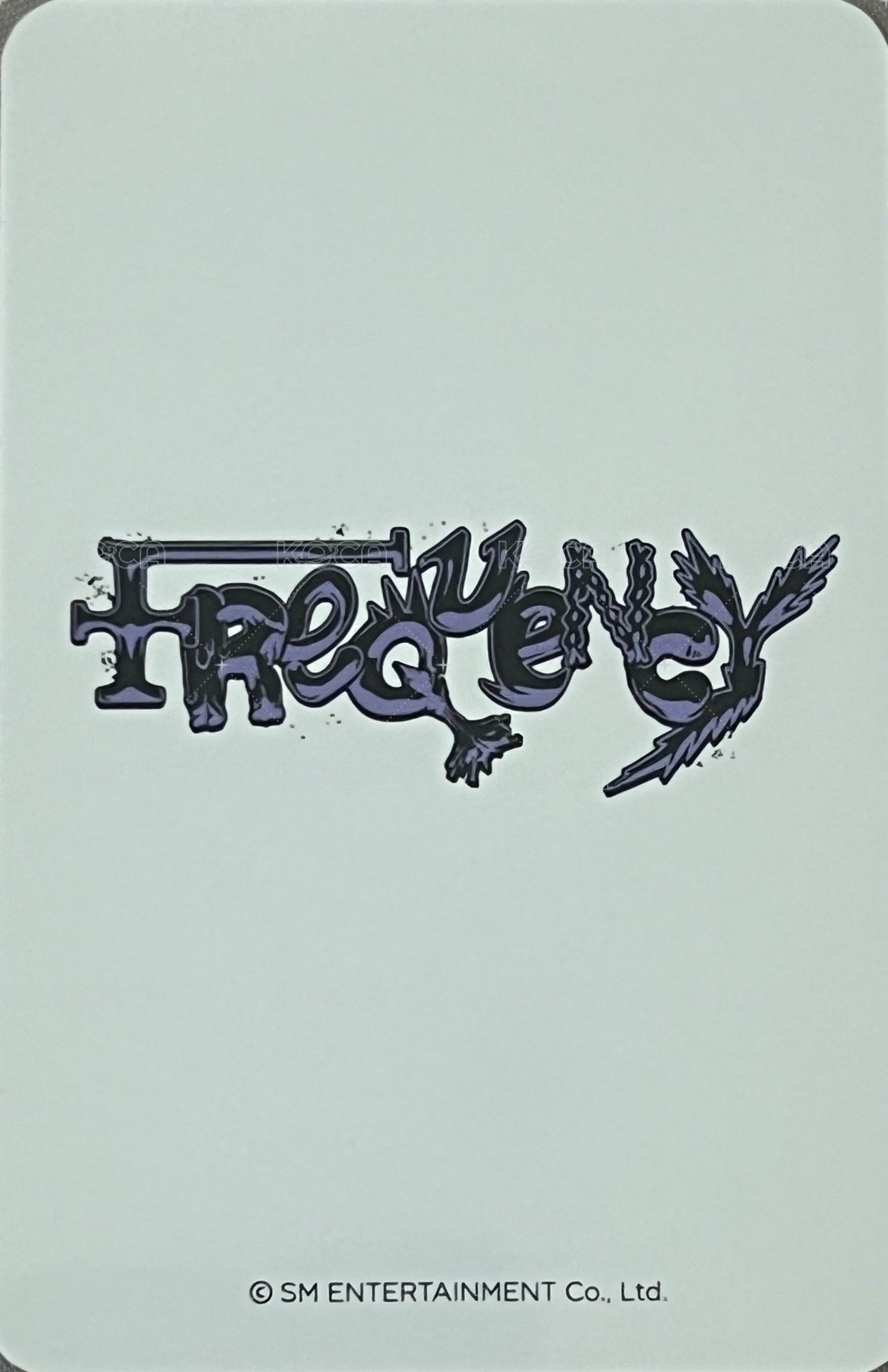 FREQUENCY mk 特典卡  背面