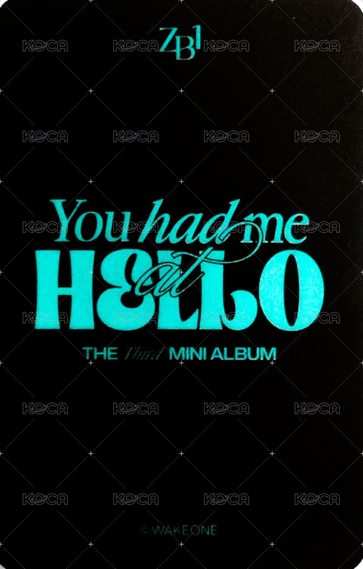 迷三快閃 隨機卡  背面