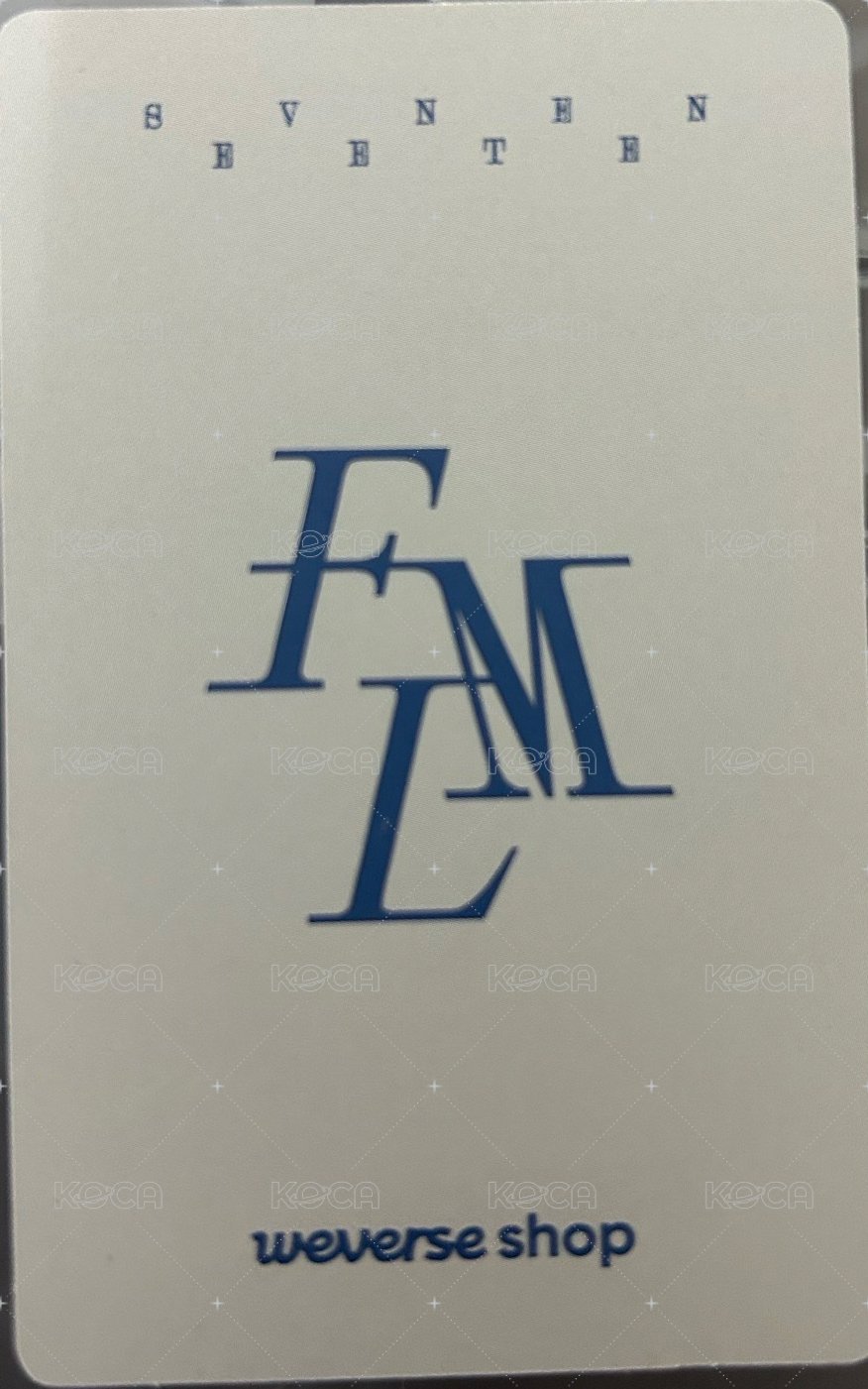 MINI10 wvs 特典卡  背面