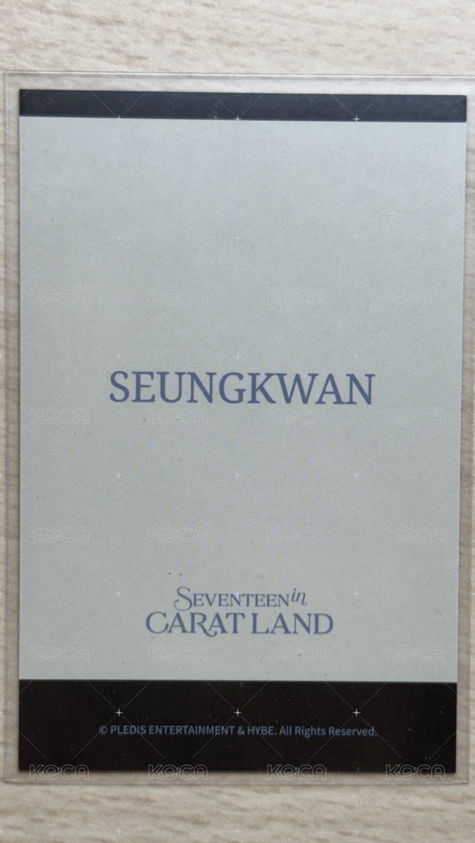 24’克拉島 周邊卡 拍立得卡 背面