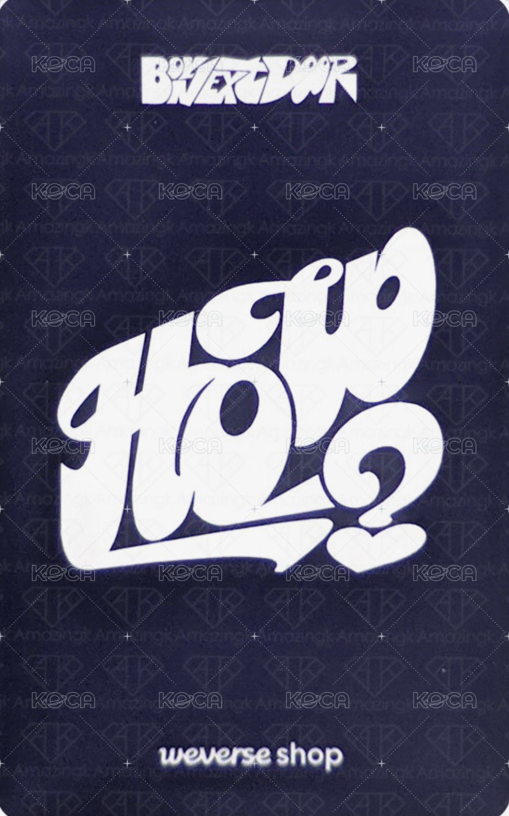 HOW? wvs 直播卡  背面