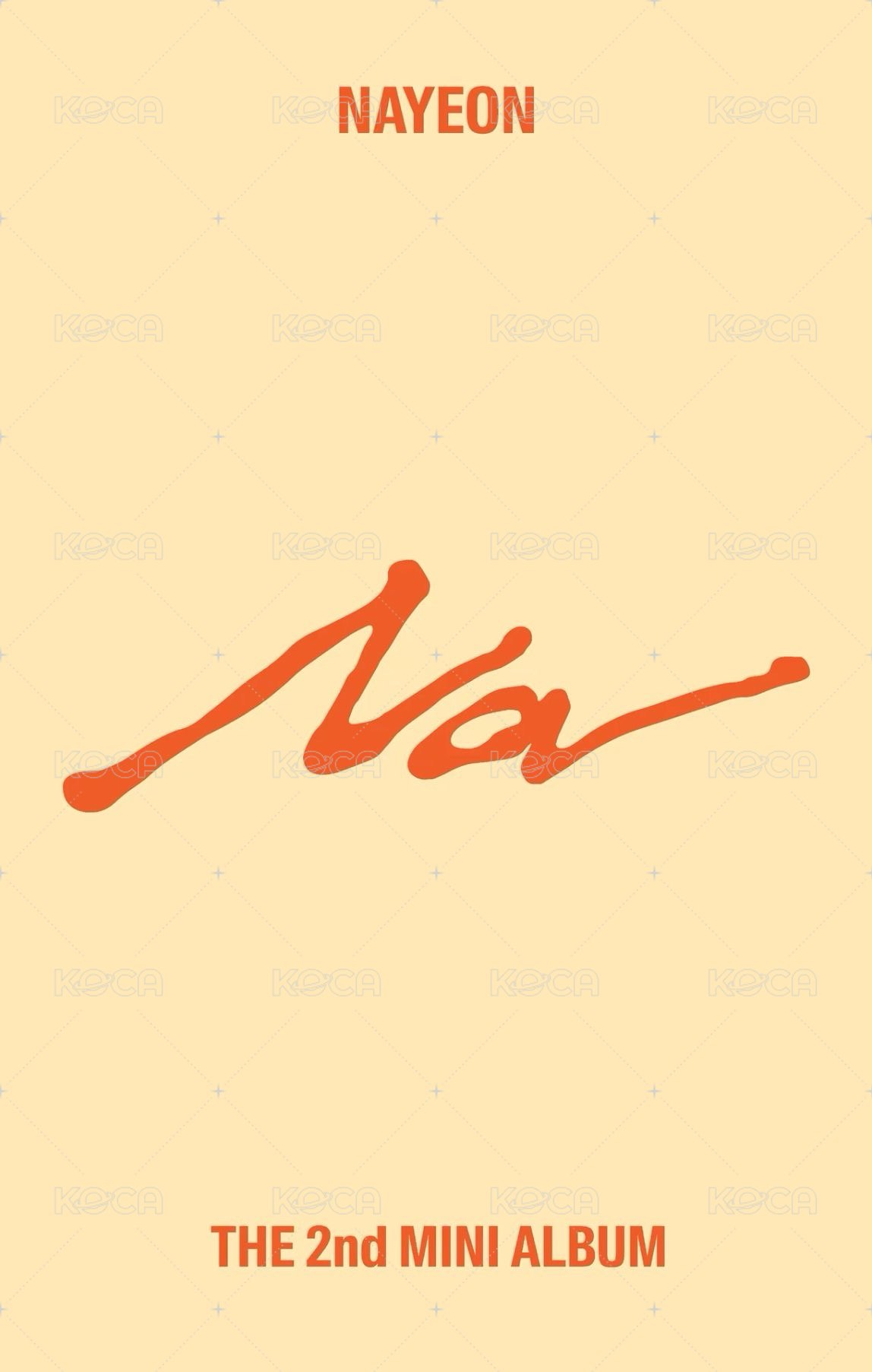 NA jyp 單封預售 特典卡  背面