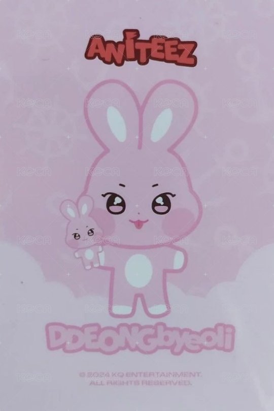 ANITEEZ IN ILLUSION 周邊卡 PLUSH DOLL 背面