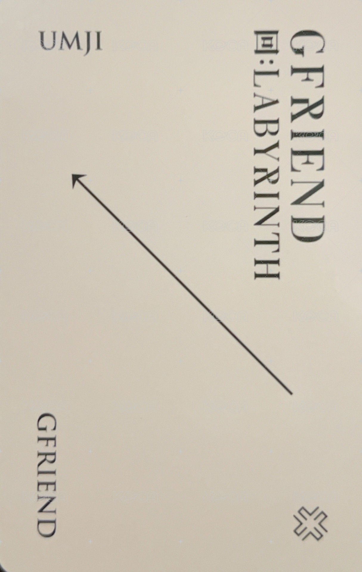 迷八 專輯卡 Crossroads ver. 背面