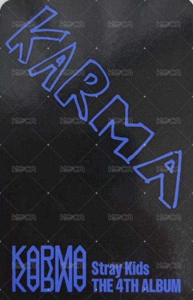 KARMA 專輯卡 Karma ver. 背面
