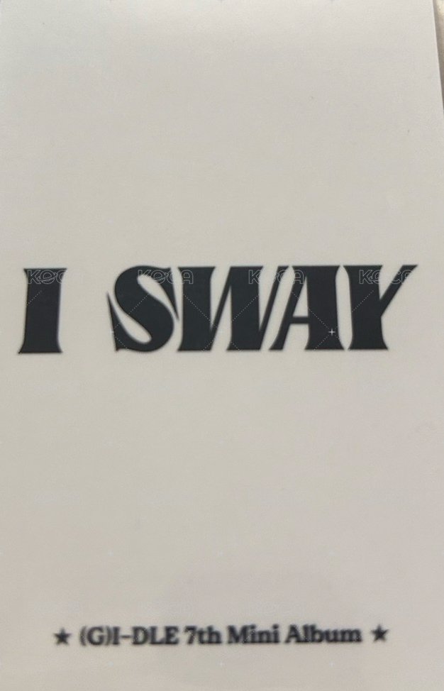 I SWAY kms 2.0 幸運卡  背面