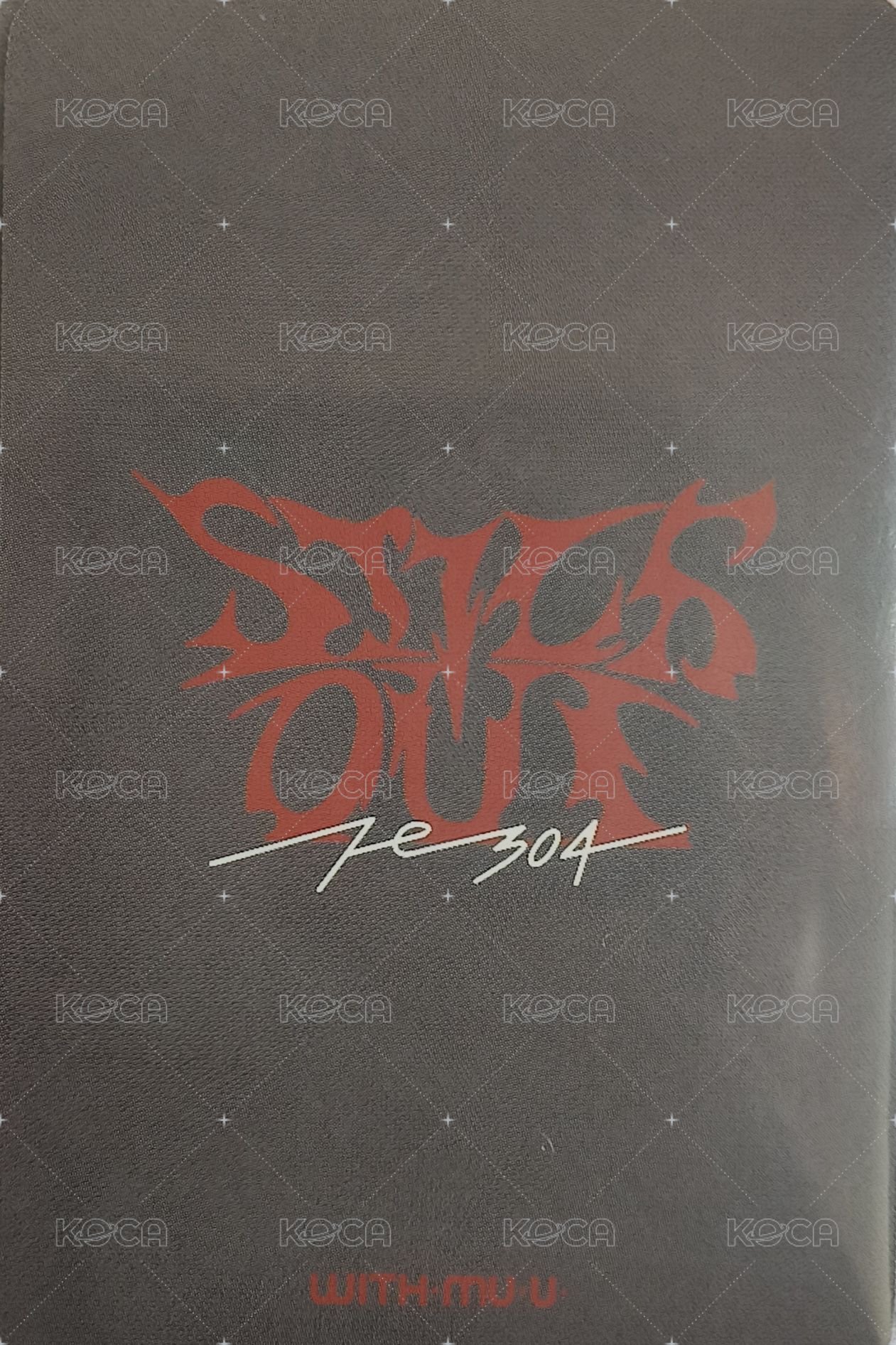 STICK OUT wm 預售 特典卡  背面