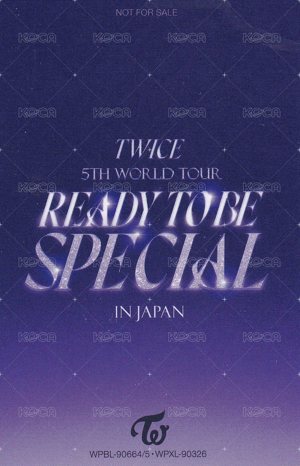 23’ 五巡 演唱會 DVD / CD 卡 日巡特別DVD ver. 背面