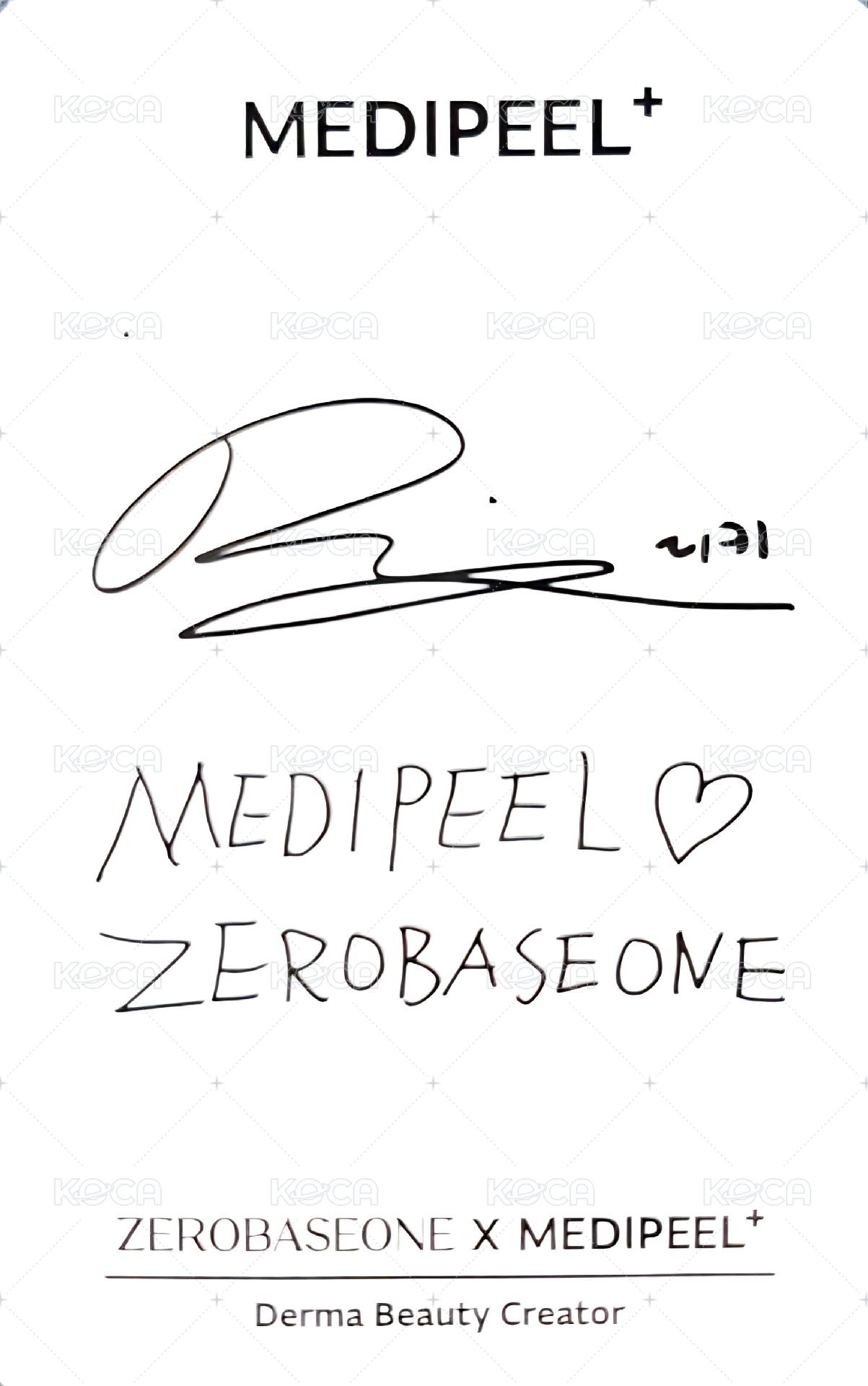 MEDIPEEL 代言卡 1.0 背面