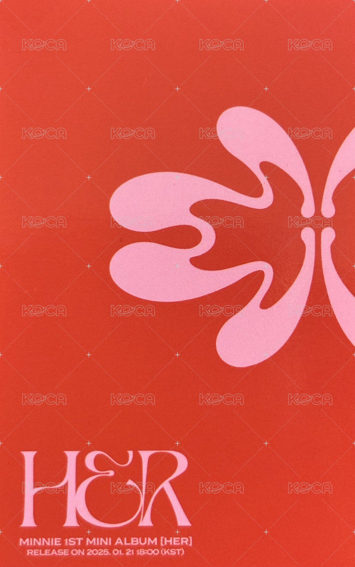 HER fanme 1.0 特典卡  背面