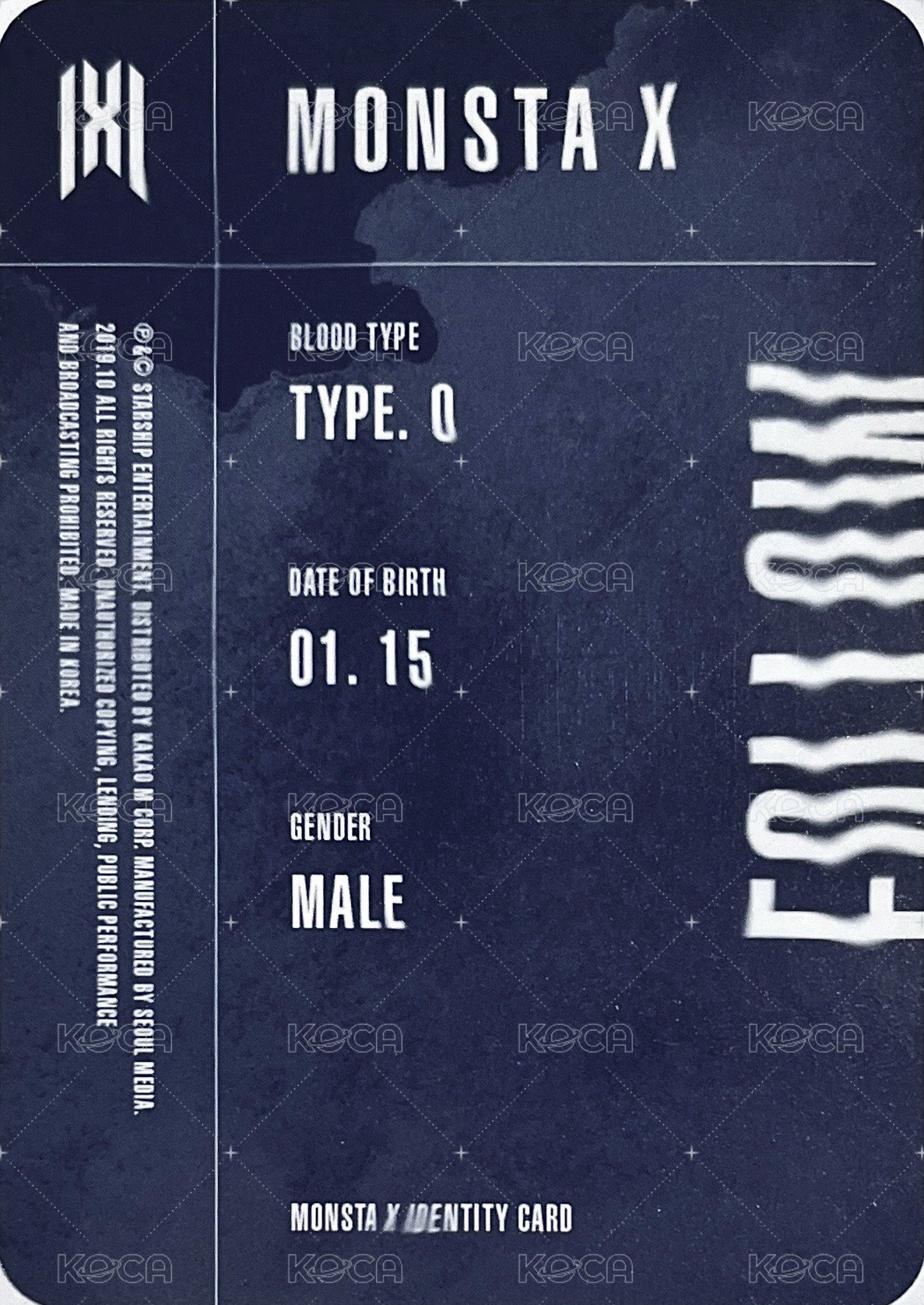 FOLLOW 專輯卡  背面