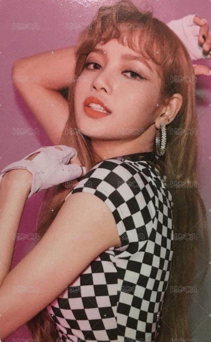 Square Up 專輯卡 Pink ver.2 正面