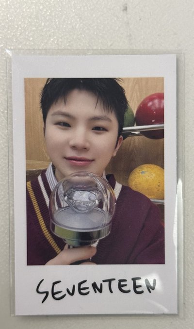 SEVENTEEN WOOZI ‘25日本 HOLIDAY fan meeting 拍立得