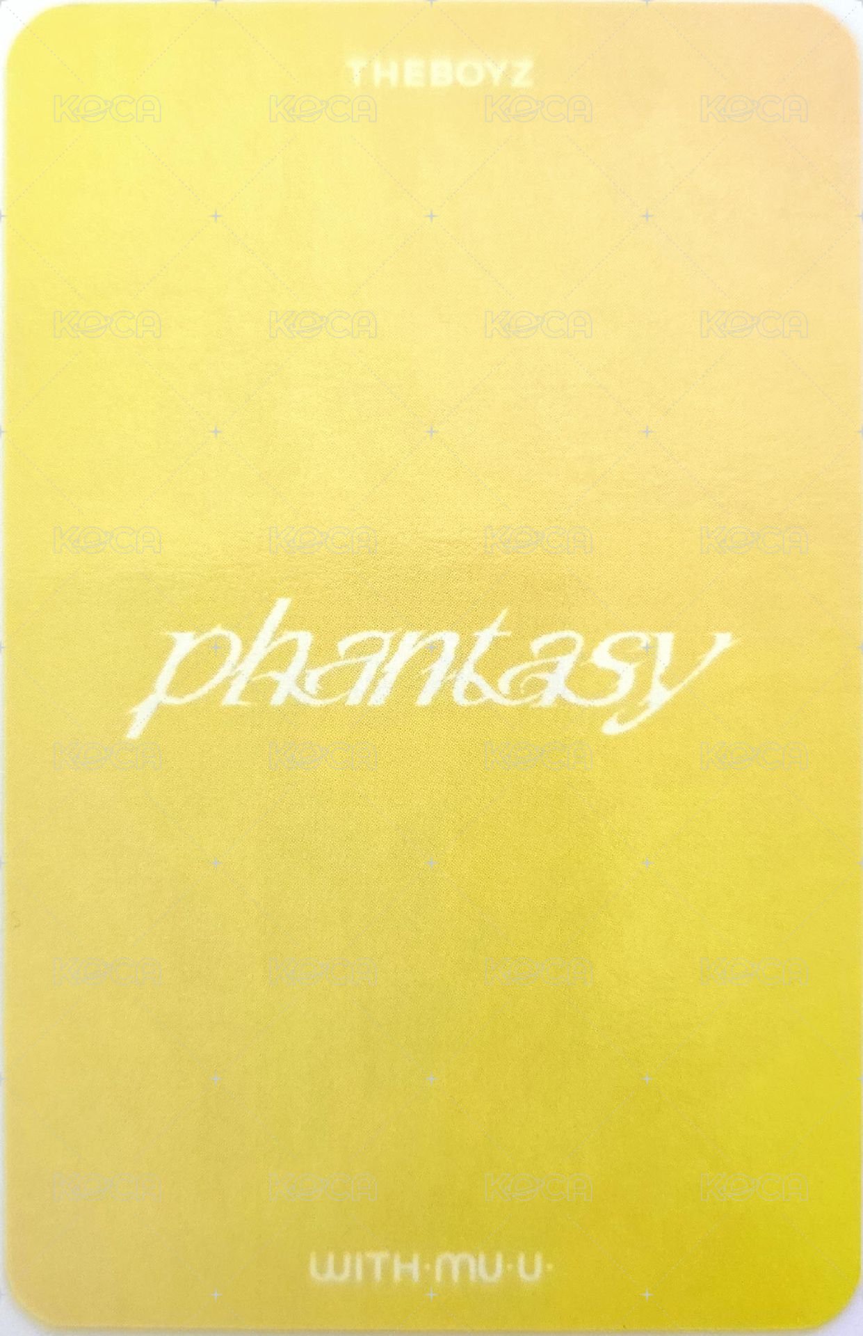 PHANTASY Pt.2 Sixth Sense wm 2.0 幸運卡 볼끼ver. 背面