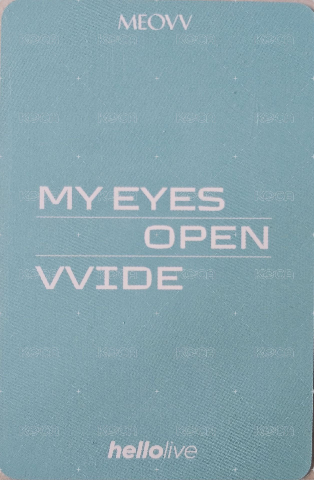 迷一 hl 幸運卡 A ver 背面