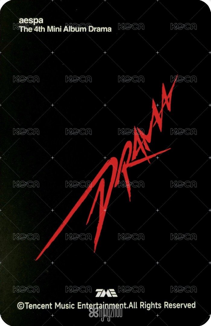 Drama QQ音樂 星光卡 二星寧 背面