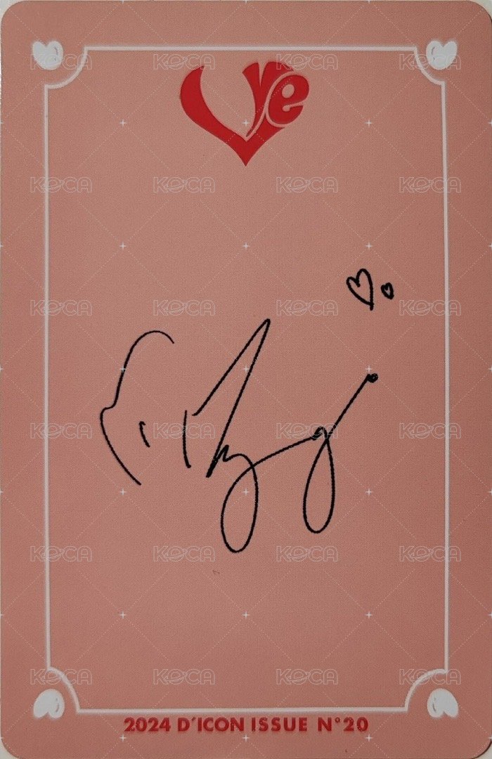 DICON 雜誌卡 A ver. 背面