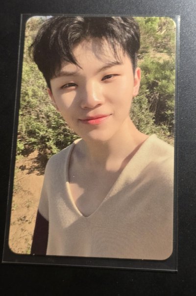 SEVENTEEN  WOOZI四格卡