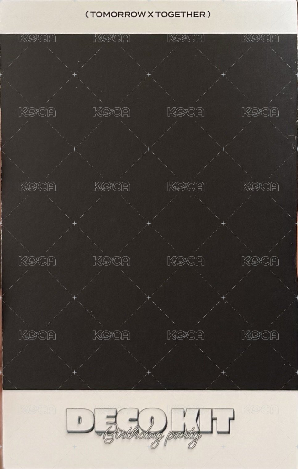 23 DECO KIT 周邊卡 雙人拍立得 背面