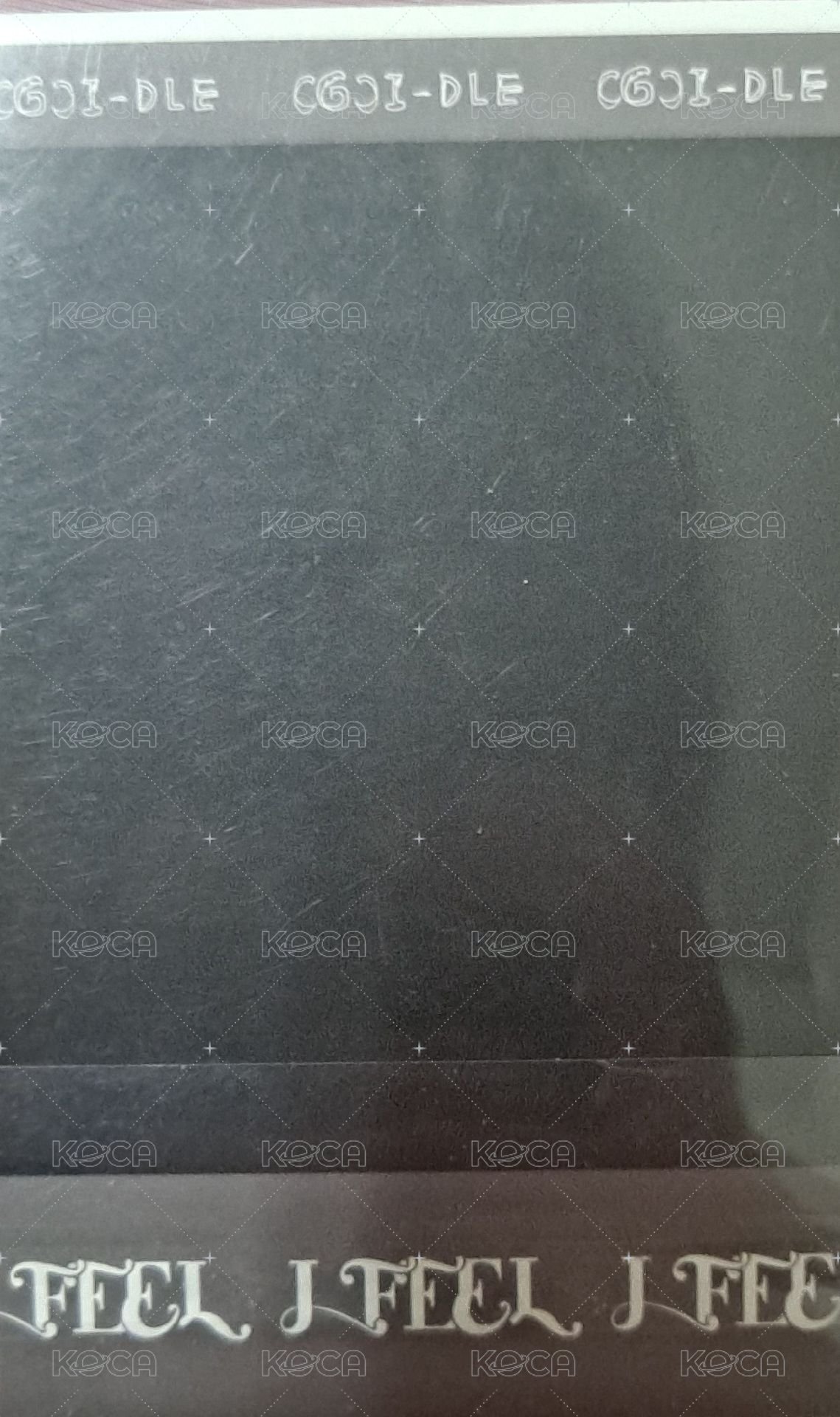 I feel 專輯卡 專卡拍立得 背面