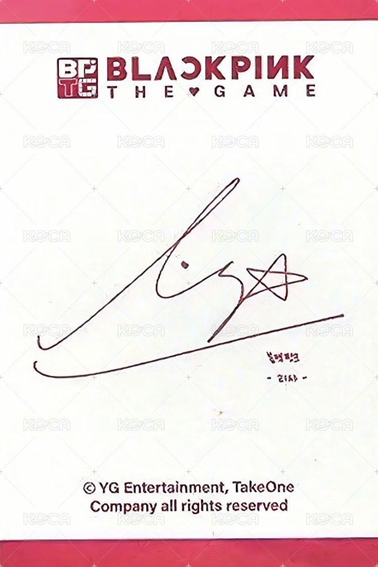 BPTG yg 特典卡 coupon card ver. 背面