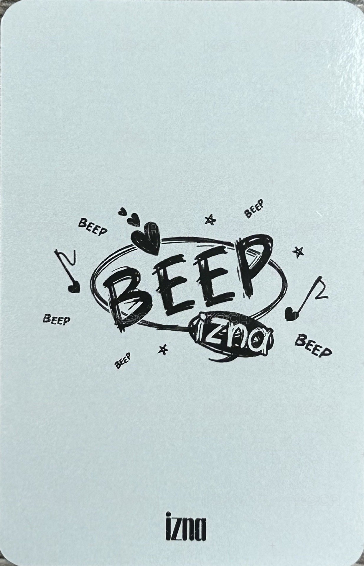 BEEP 入場卡 / 場限卡 MCD逆應援 背面