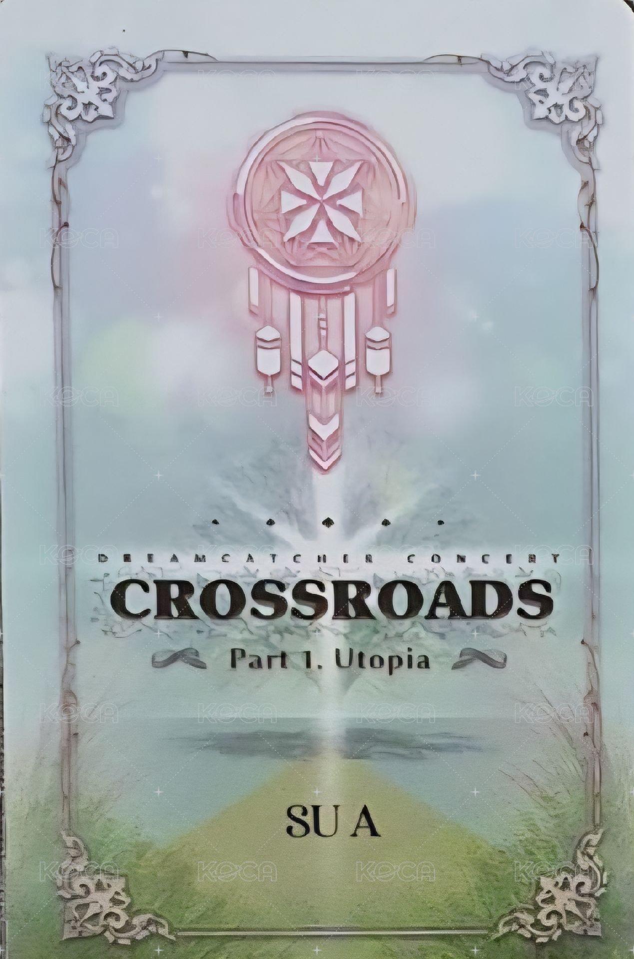Crossroad線上演唱會 周邊卡  背面