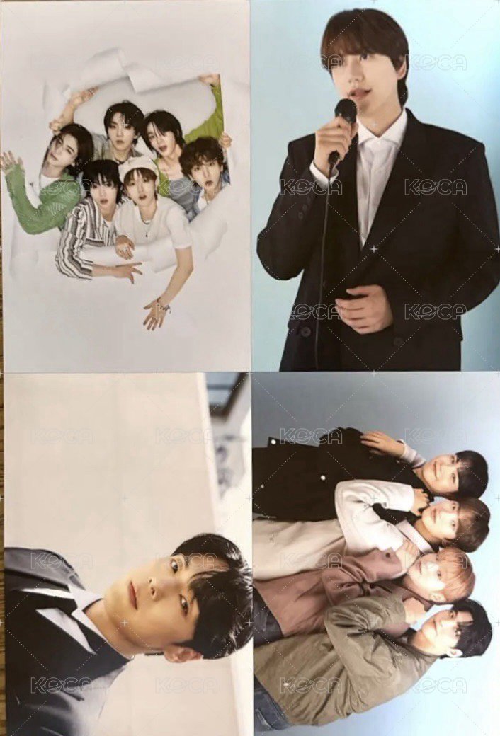 韓流 日雜 明信片  背面