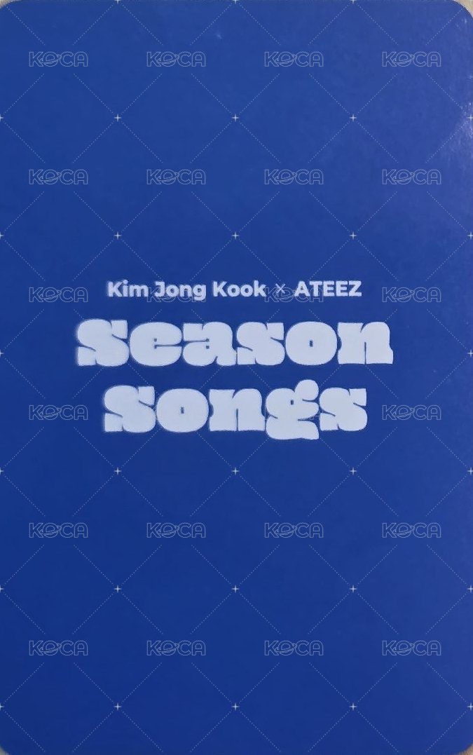 Season song hello82 特典卡  背面