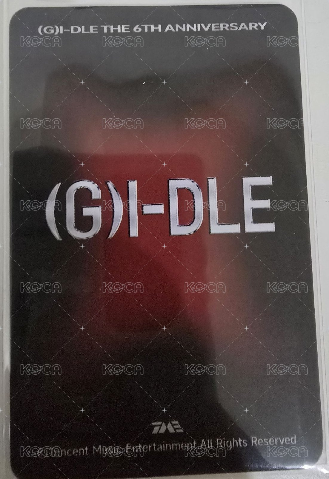 正規二 QQ音樂 星光卡  背面