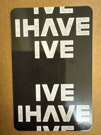 I've IVE sw 4.0 簽售卡 