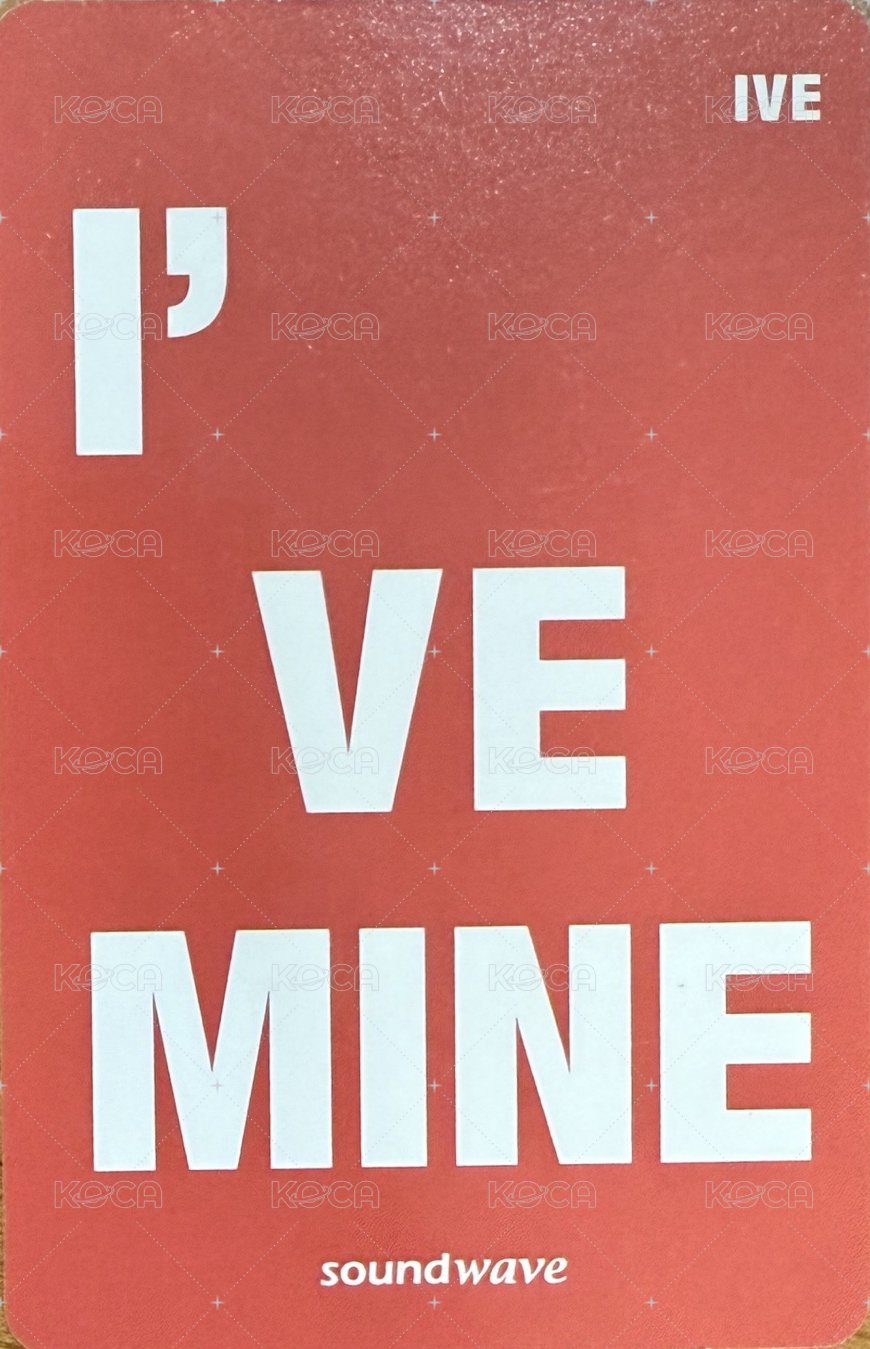 I'VE MINE sw 5.0 幸運卡  背面