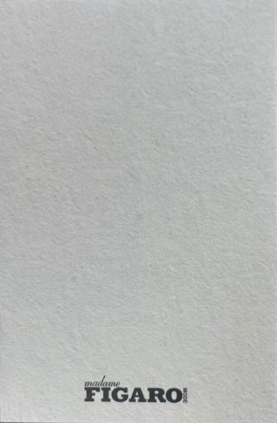 費加羅 雜誌卡 拍立得 A版 2 背面