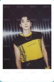 THE NAME 雜誌卡 拍立得 黑ver. 正面