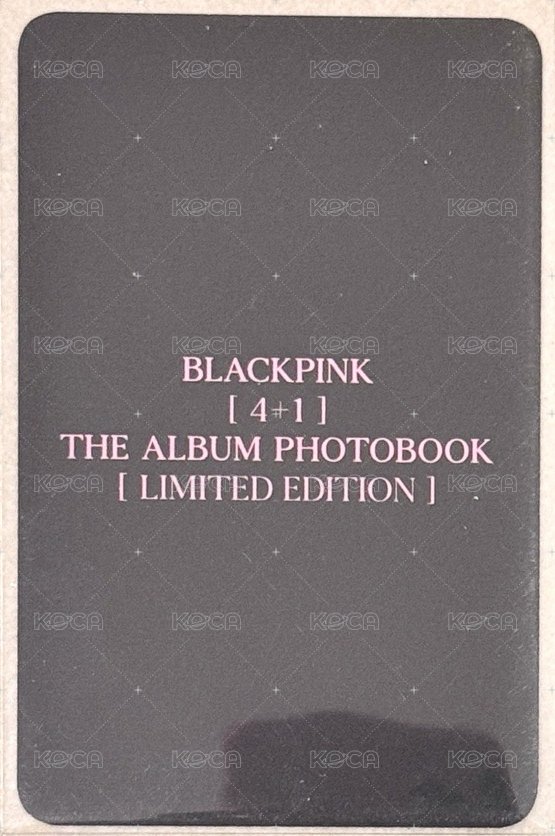 4+1 PB k4 特典卡  背面