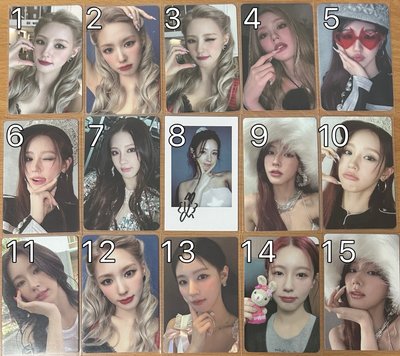 I-DLE 薇娟Miyeon 麵白菜卡