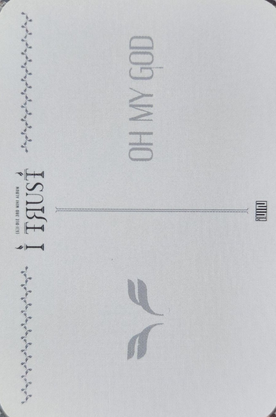 I TRUST am 特典卡 麵妮琦分隊卡 背面