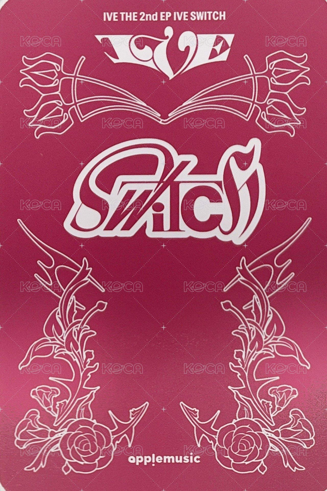 IVE SWITCH am 1.0 簽售卡  背面