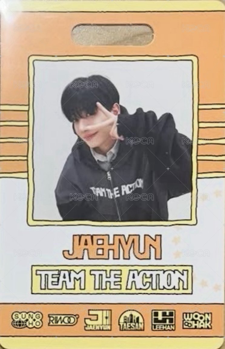 The Action 專輯卡 識別證 電子專 Weverse Ver. 正面