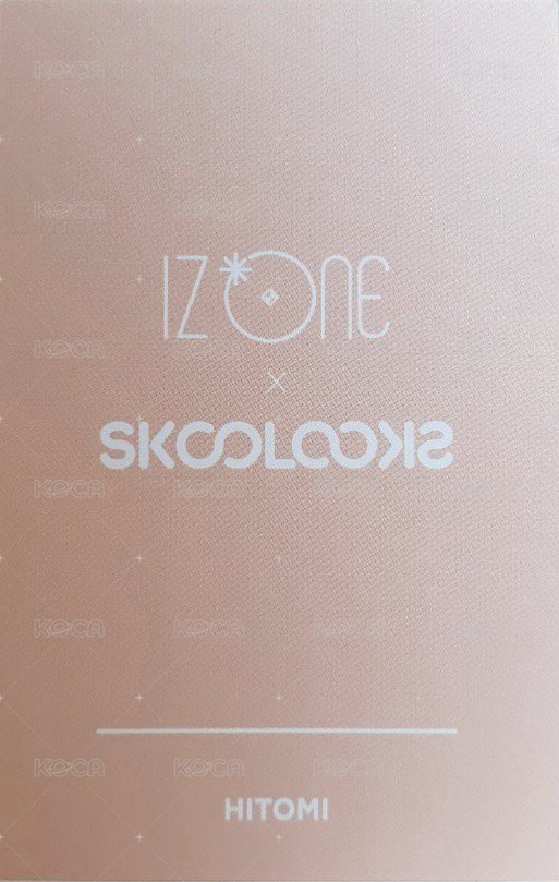 校服 代言卡  背面