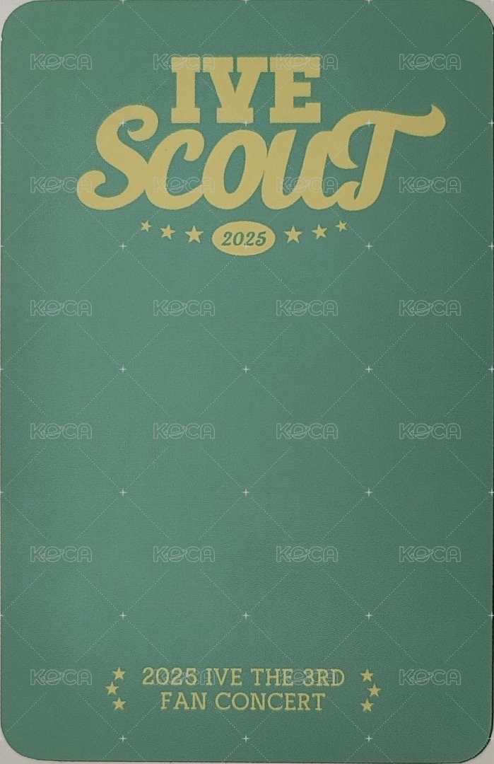 25’ FC IVE SCOUT 周邊卡 25場週卡 口哨員 背面